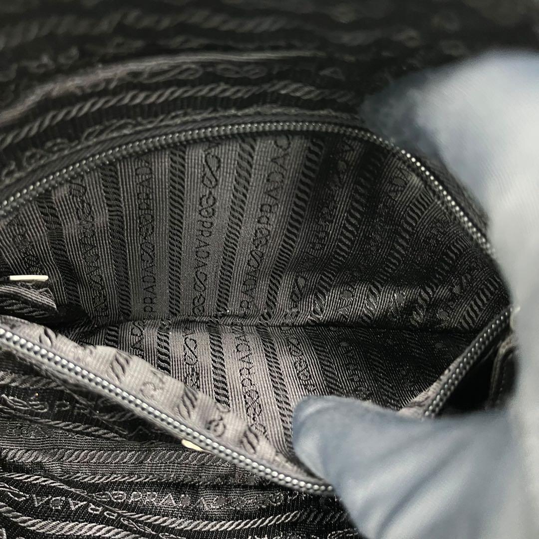 正規品 4548 PRADA プラダ ハンドバッグ ナイロン ブラック