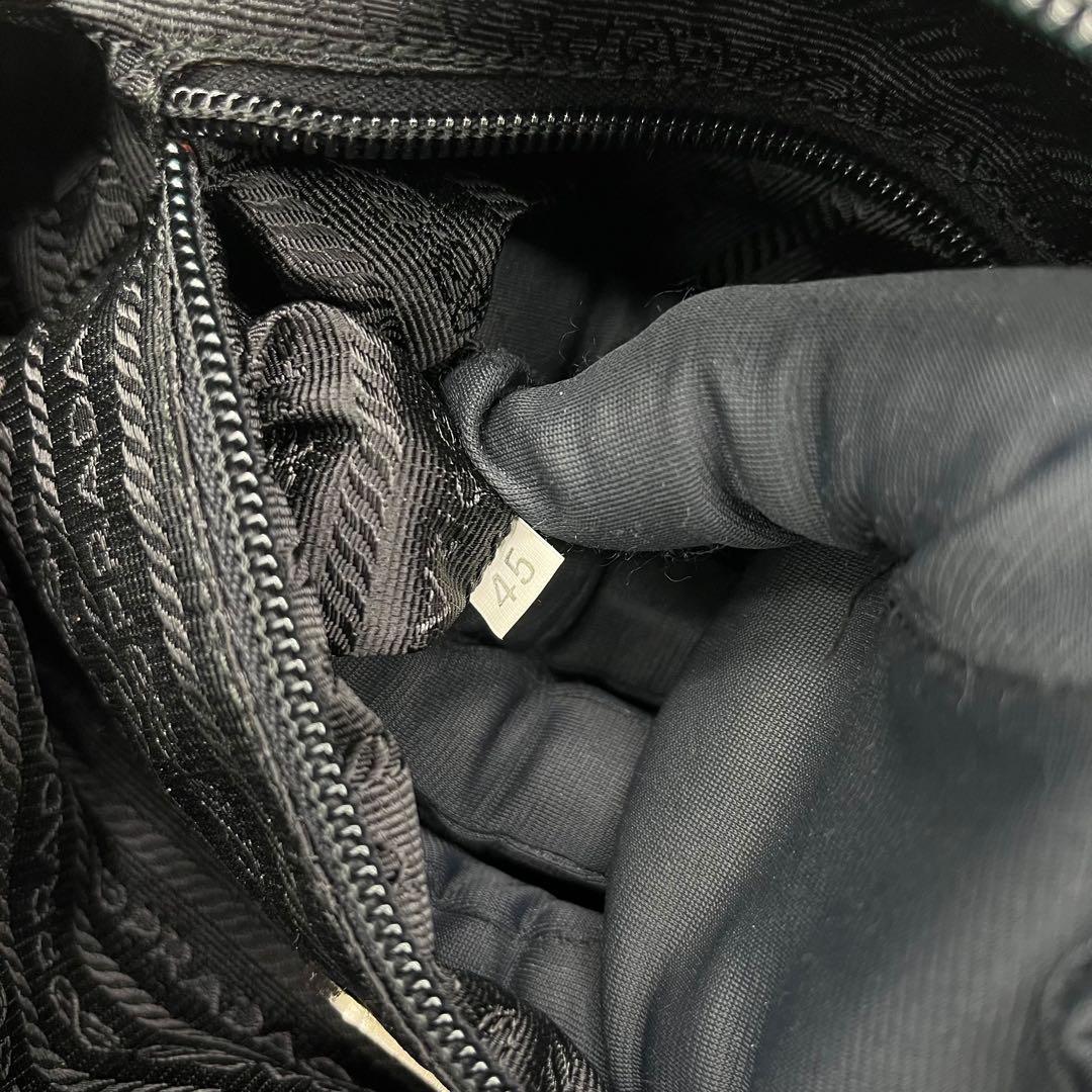 正規品 4548 PRADA プラダ ハンドバッグ ナイロン ブラック