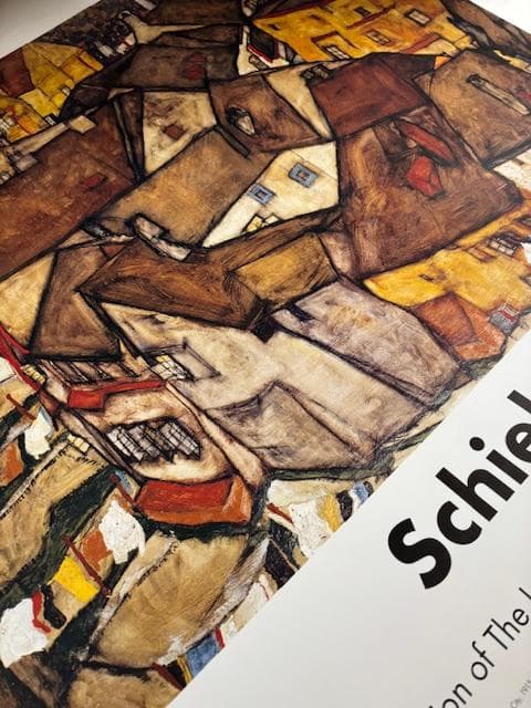 額装済/City（エゴン シーレ）/アートポスター