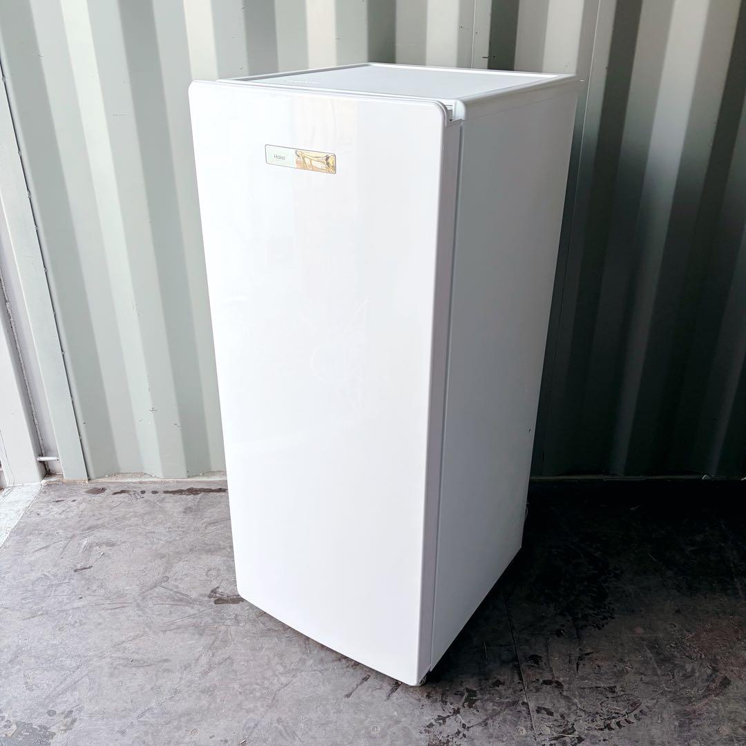 運搬取付無料！ホワイト純正Haierスリム冷凍庫！自動霜取り機能！完動超美品！