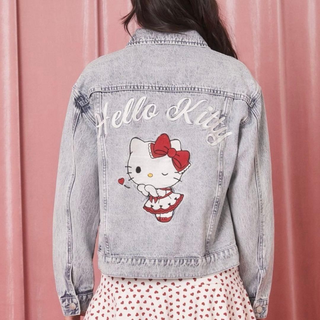 新品♡forever21♡SanrioキティコラボGジャン