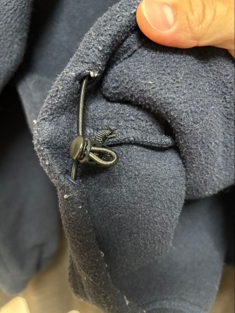 Supreme ハーフジップフリース Mネイビー