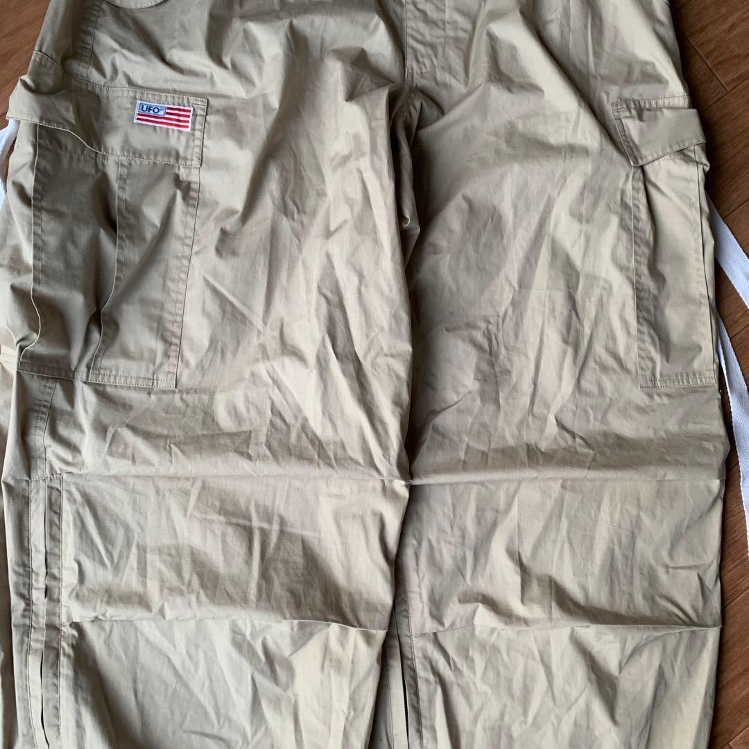 美品 90s UFO テクノ パラシュート カーゴパンツ Tech バギー 極太