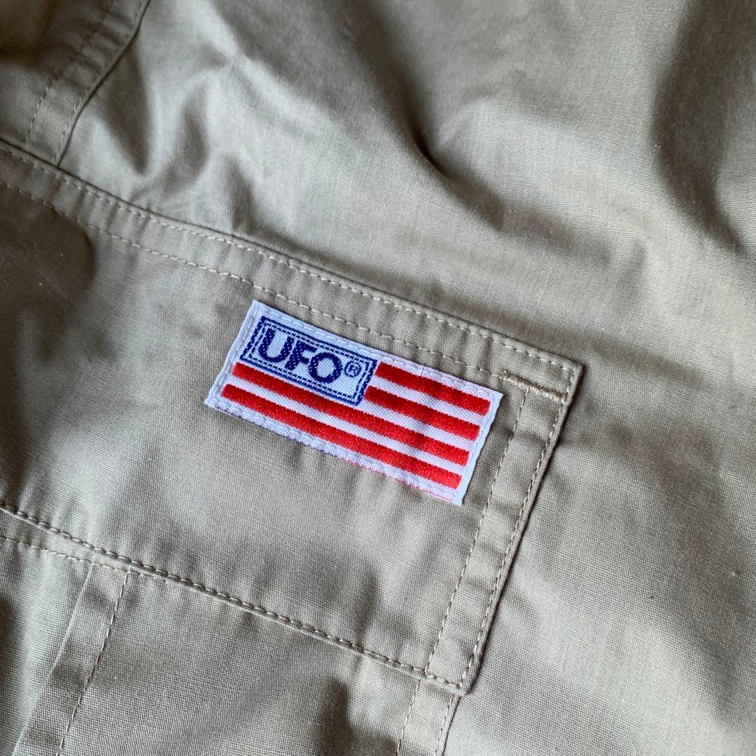 美品 90s UFO テクノ パラシュート カーゴパンツ Tech バギー 極太
