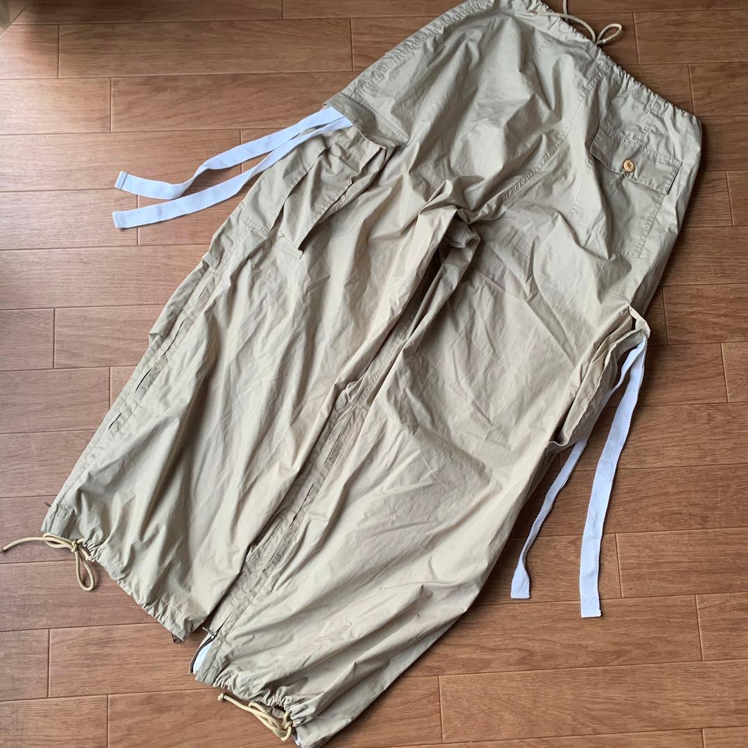 美品 90s UFO テクノ パラシュート カーゴパンツ Tech バギー 極太