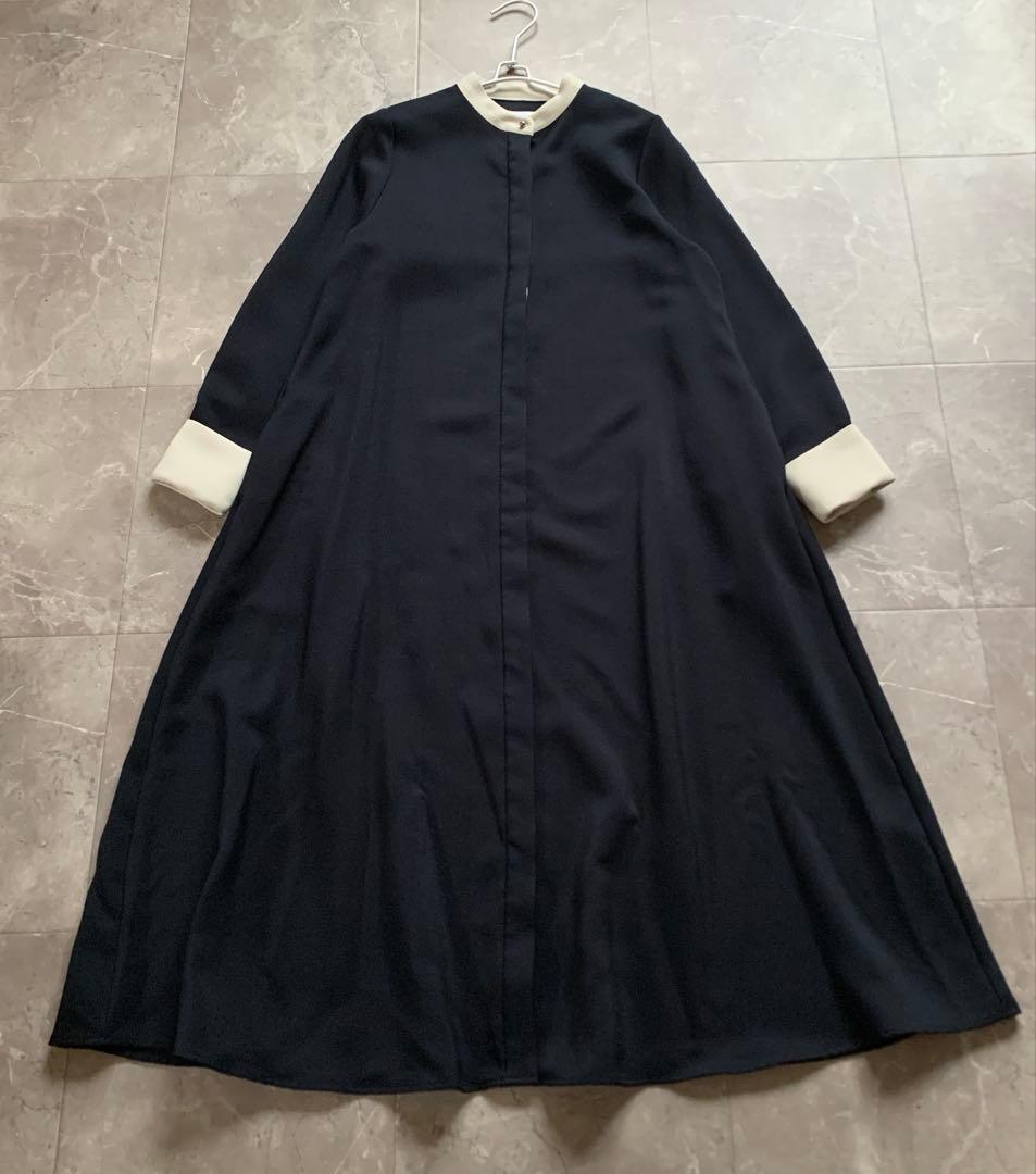 新品未使用SHIPSany シップスエニィ ダブルクロスAラインシャツワンピース