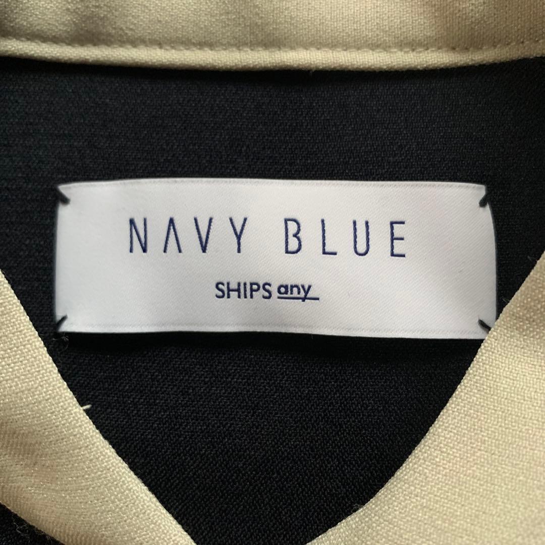 新品未使用SHIPSany シップスエニィ ダブルクロスAラインシャツワンピース