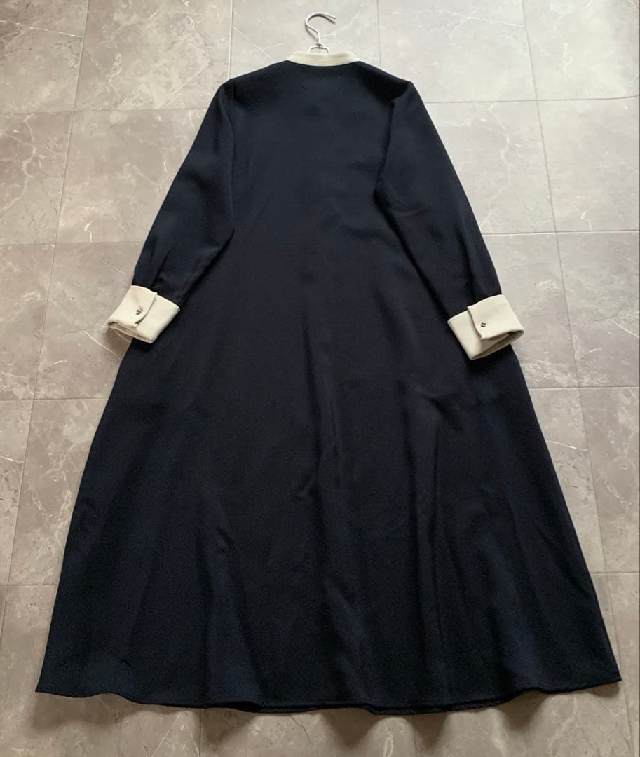 新品未使用SHIPSany シップスエニィ ダブルクロスAラインシャツワンピース