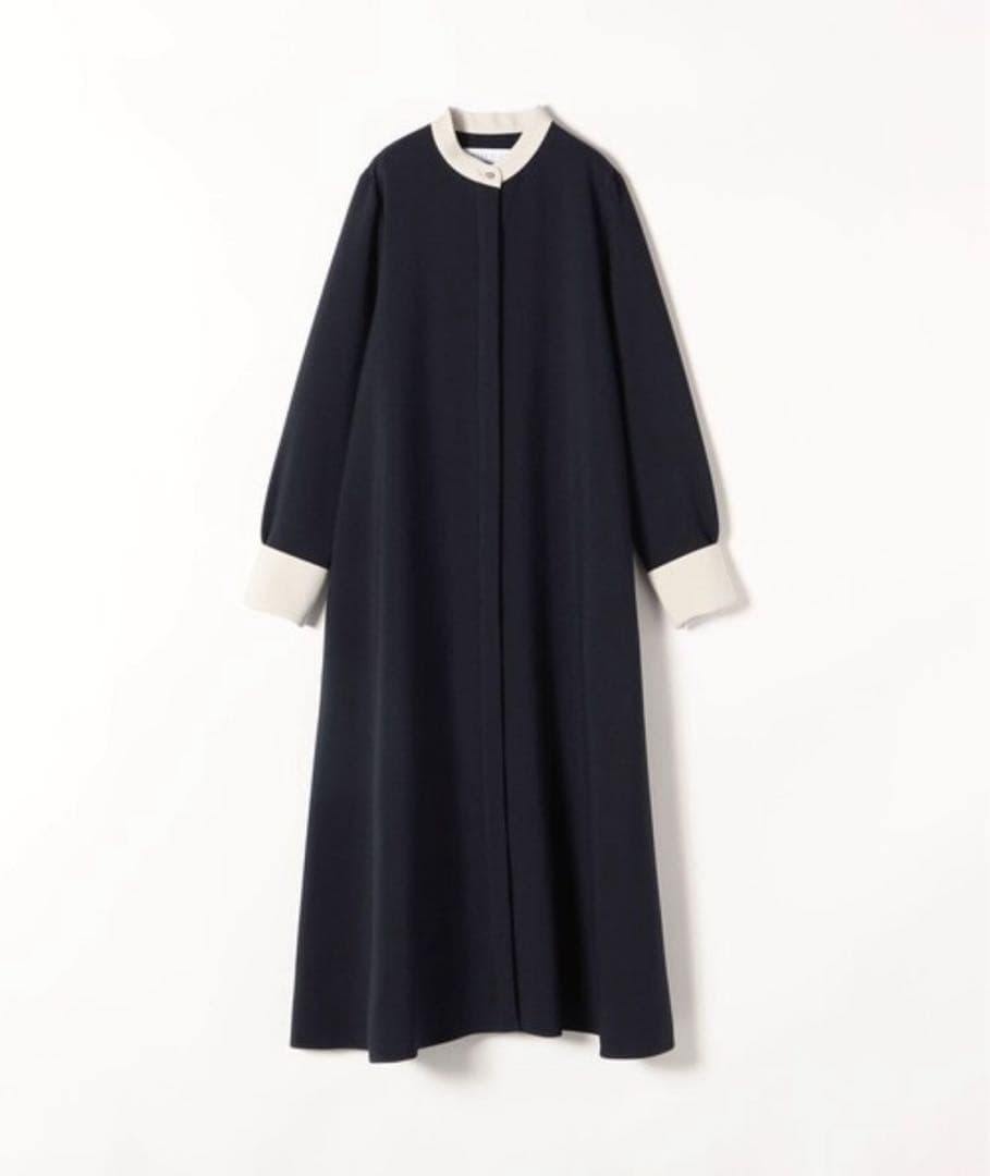 新品未使用SHIPSany シップスエニィ ダブルクロスAラインシャツワンピース