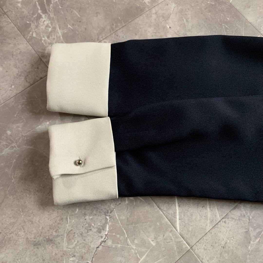 新品未使用SHIPSany シップスエニィ ダブルクロスAラインシャツワンピース