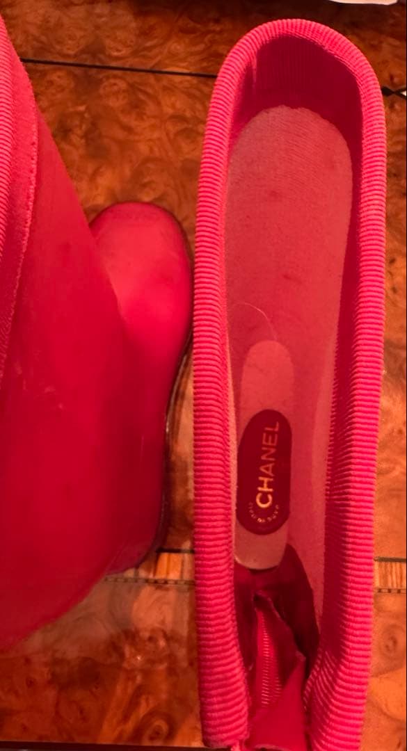 こ*り様 CHANEL ピンク 長靴 サイズ37