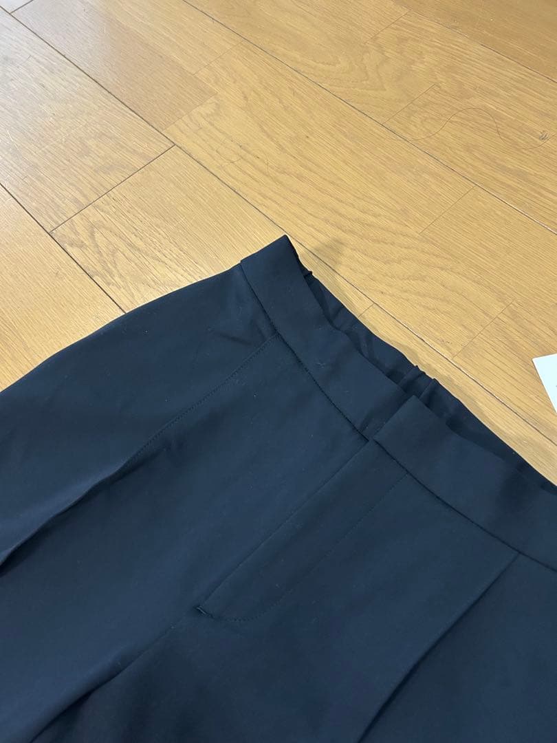 新品未使用 ユナイテッドアローズ SPONGYタックテーパードパンツ L