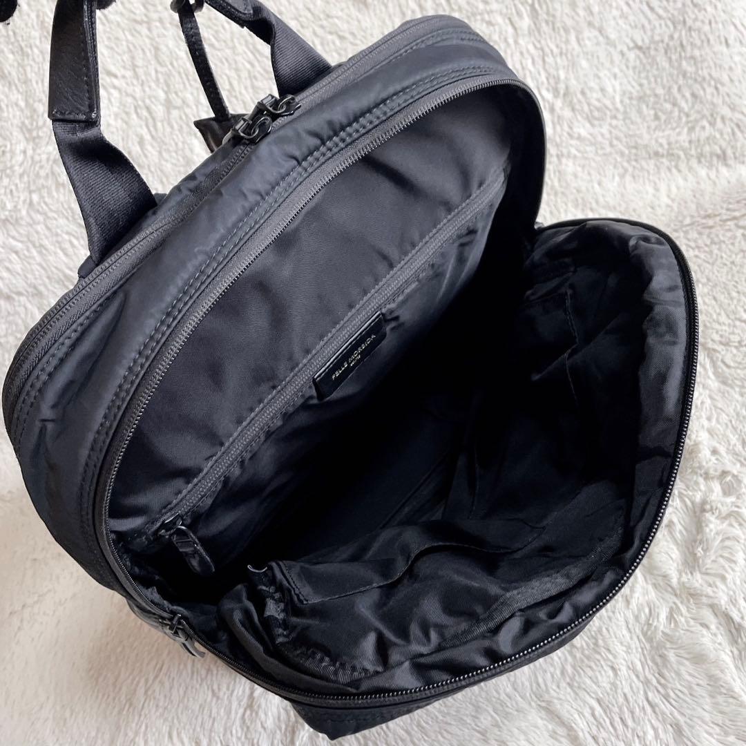 ペッレモルビダ レザー ナイロン 大容量 バックパック リュック ビジネスバッグ