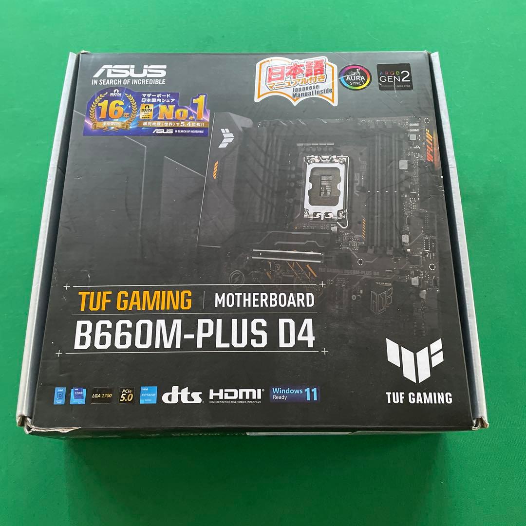 マザーボード ASUS TUF GAMING B660M-PLUS D4