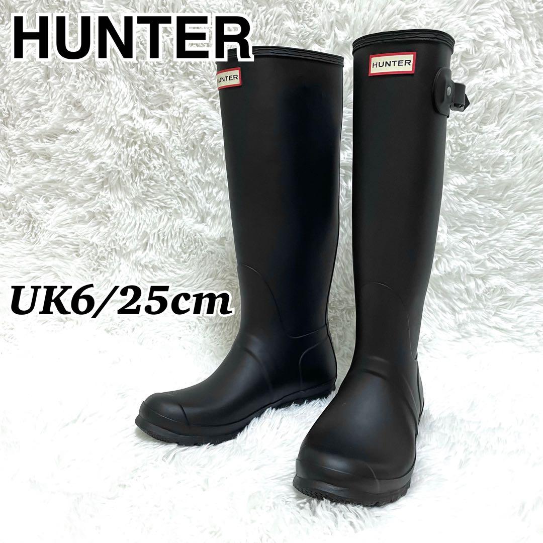 HUNTER ハンター レインブーツ ロングUK6 25cm