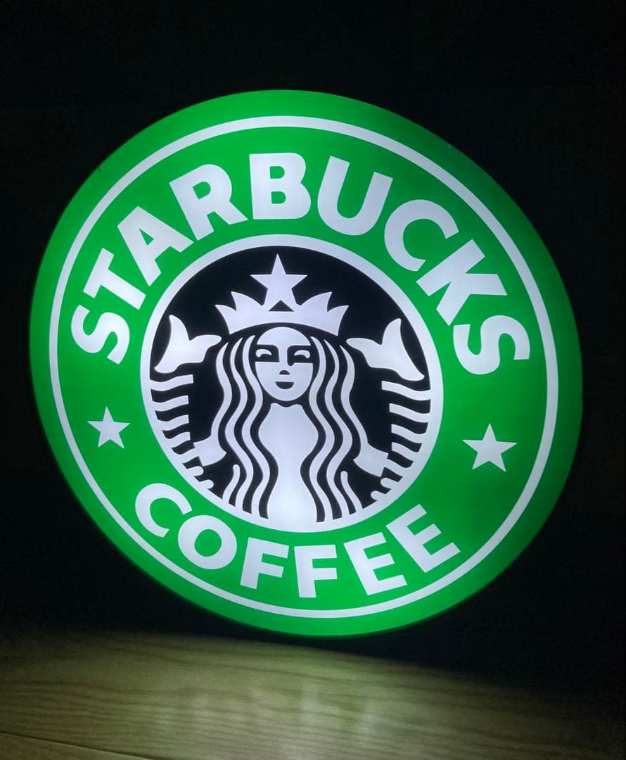 スタバ 電飾 看板 ネオンサイン 壁飾り ランプ レトロ ライト アメリカン雑貨