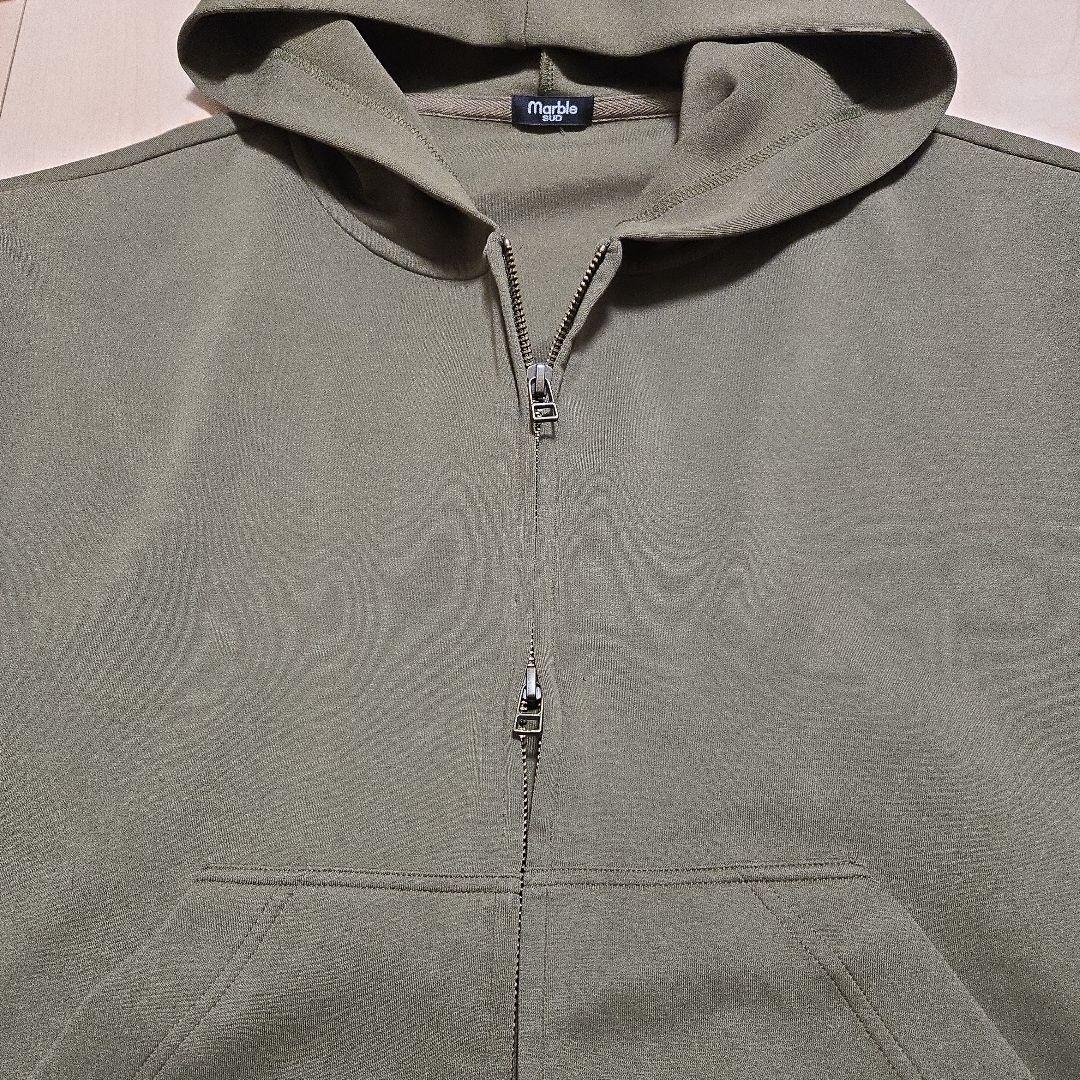 marble SUD EMB fox ジップフーディ