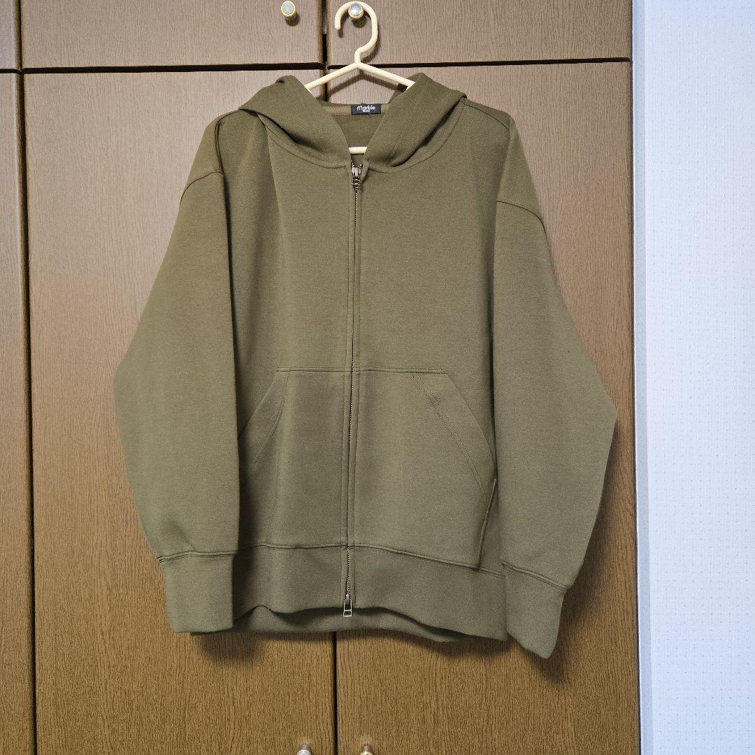 marble SUD EMB fox ジップフーディ