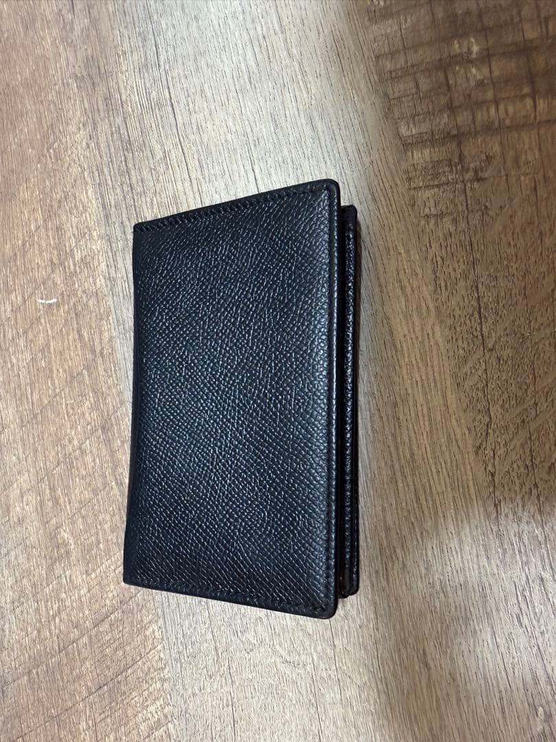 鑑定済み　箱付き　ブルガリ　BVLGAR 名刺入れ　カードケース　黒　ブラック