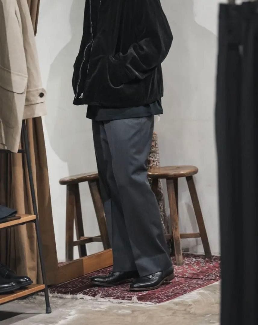 A PRESSE　Wool Kersey Trousers 2