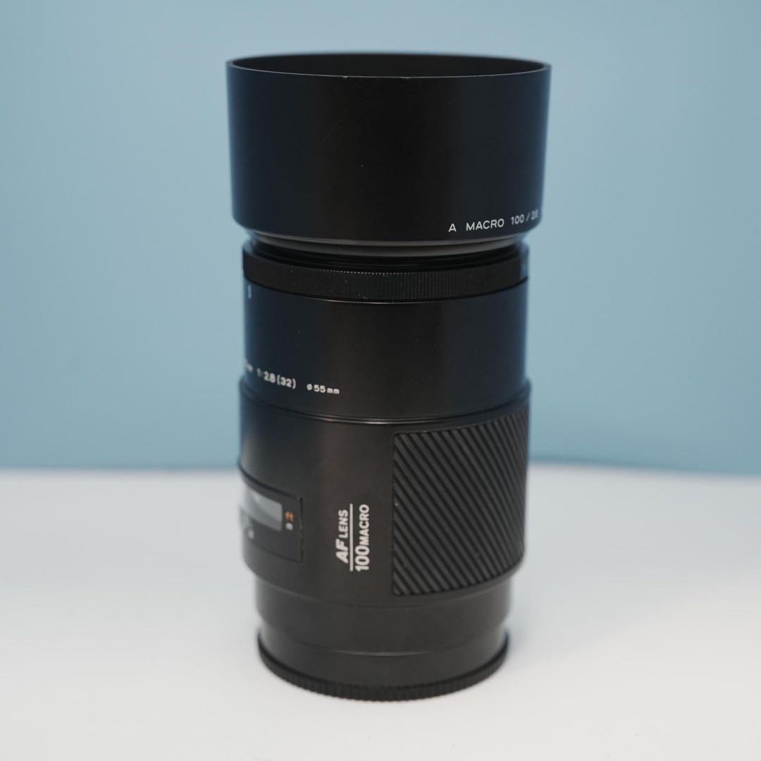 MINOLTA純正 100mm F2.8 MACRO 美品 a3838