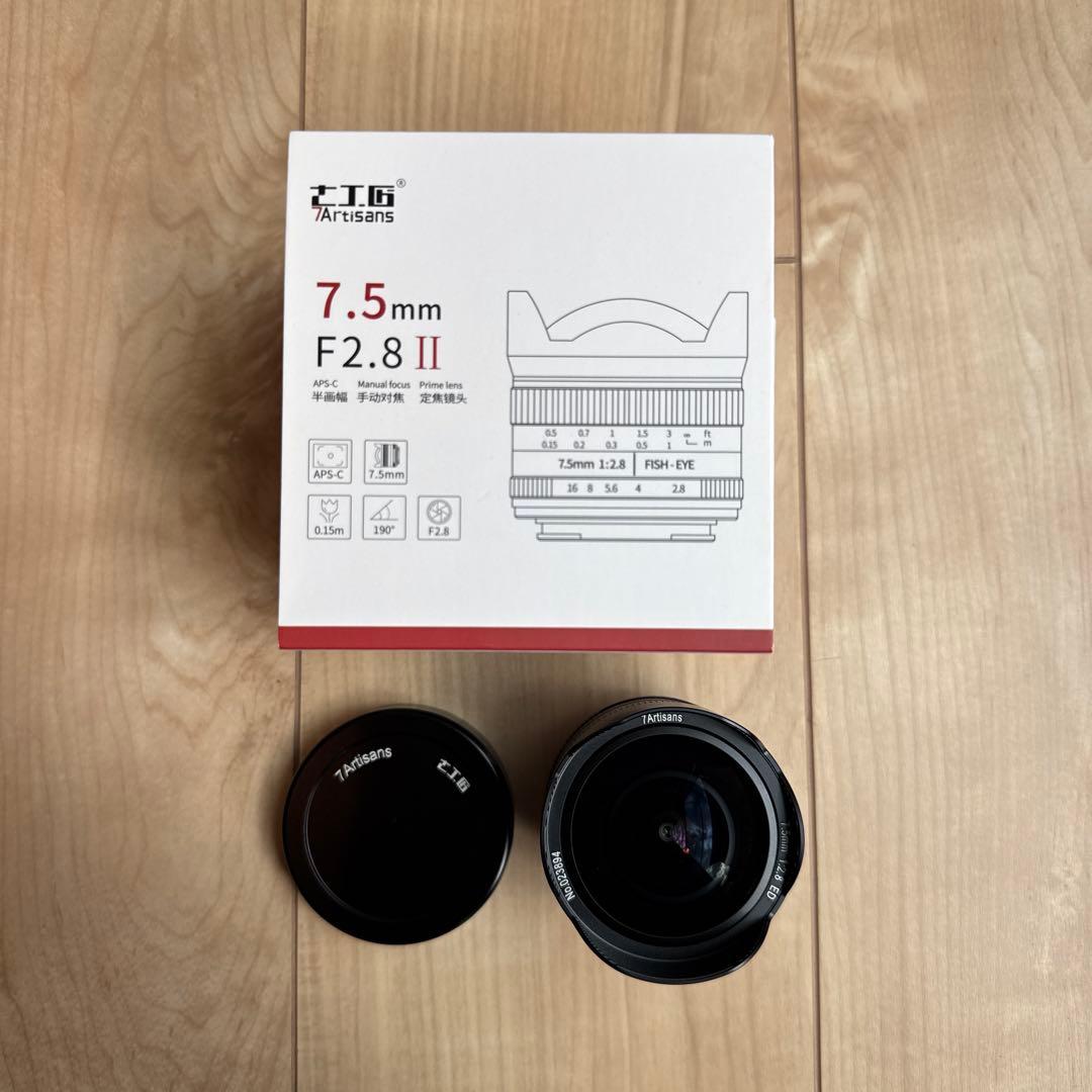 7Artisans 7.5mm F2.8 Fish-eye II富士Xマウント