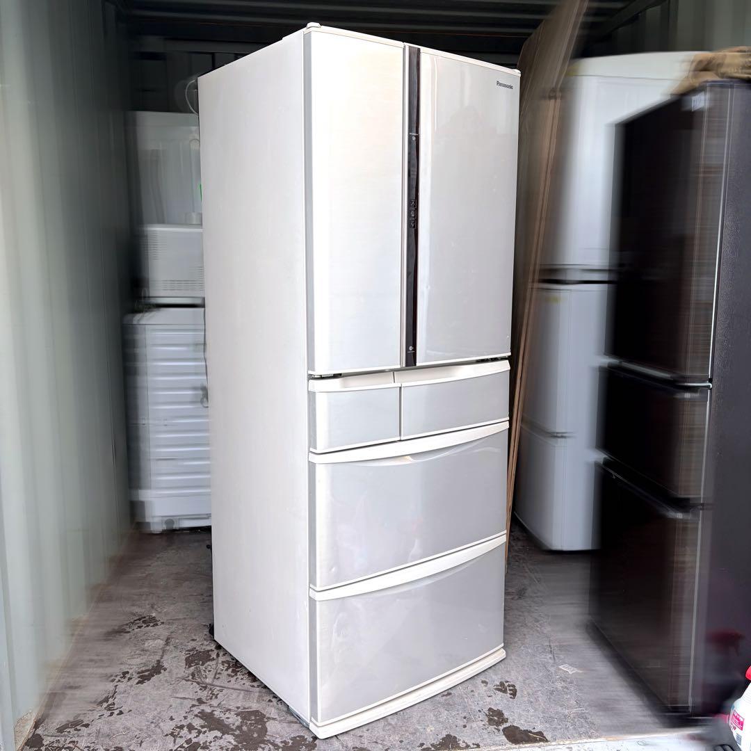 運搬取付無料！シルバー純正Panasonic大容量パワフル冷蔵庫！完動超美品！
