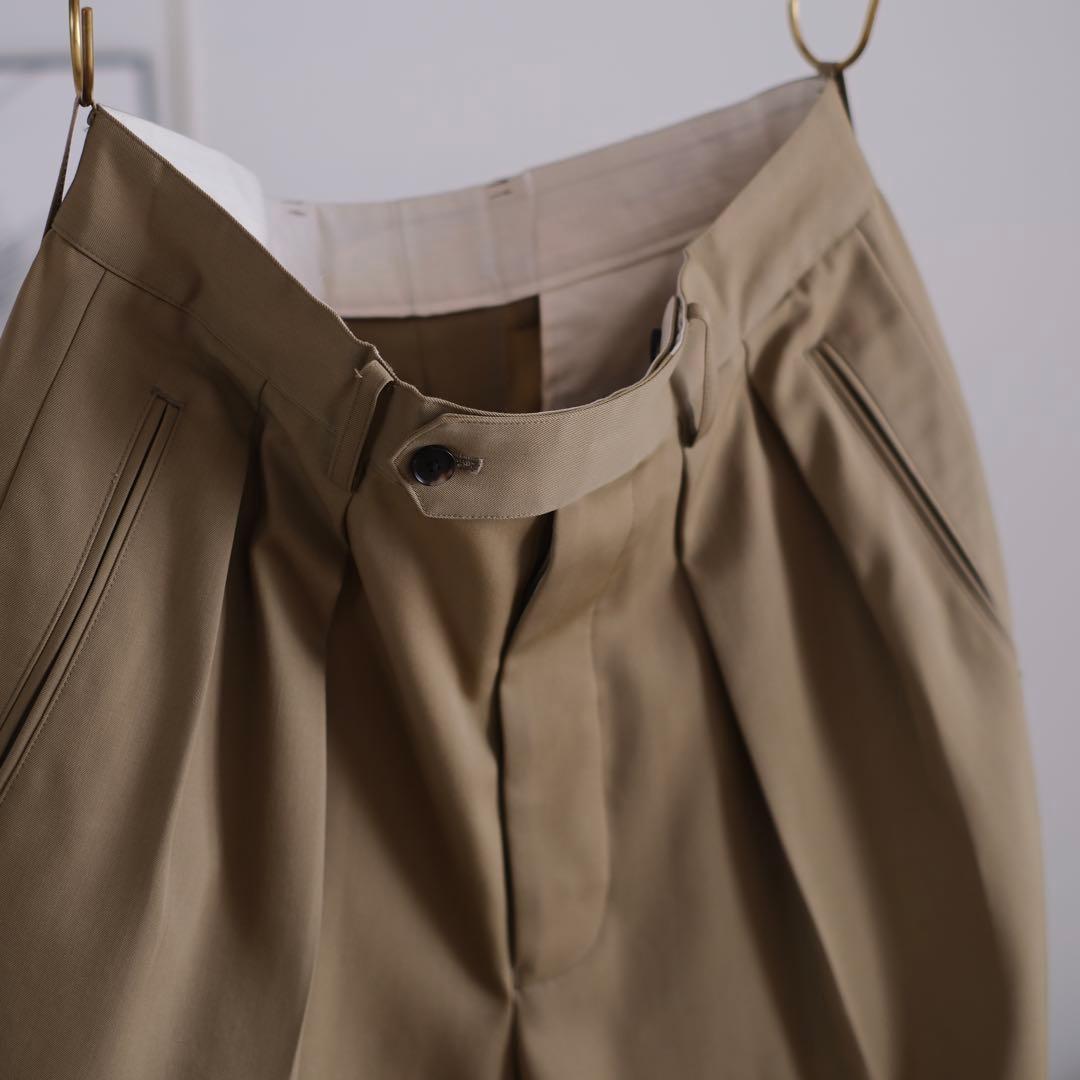 【The CLASIK】DOUBLE PLEATS TROUSER