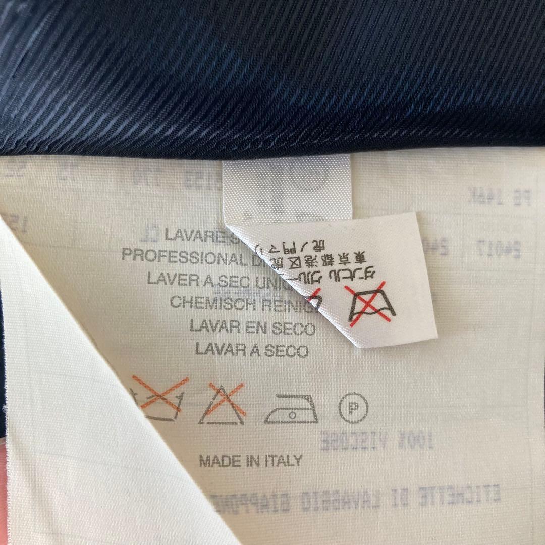 dunhill ネイビー ダブルブレスト ピーコート L