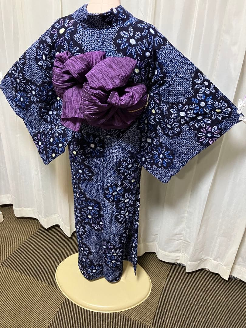 momo！有松鳴海総絞り浴衣のみ150.5±5