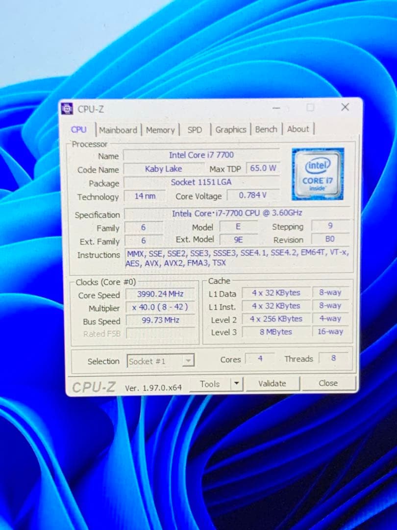 【動作品】Intel core i7 7700 i5 7400セット