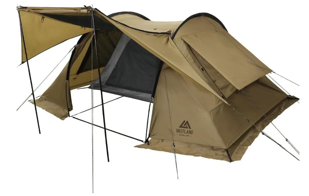 1週間プライスダウン！　VASTLAND トンネルテント デュオ　新品未使用！