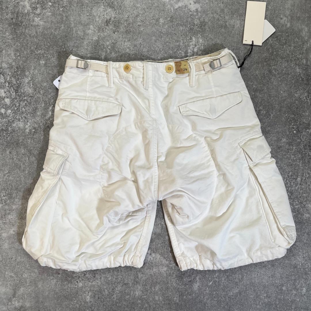 RRL カーゴショーツ　ハーフパンツ【W29】白　ヴィンテージモデル