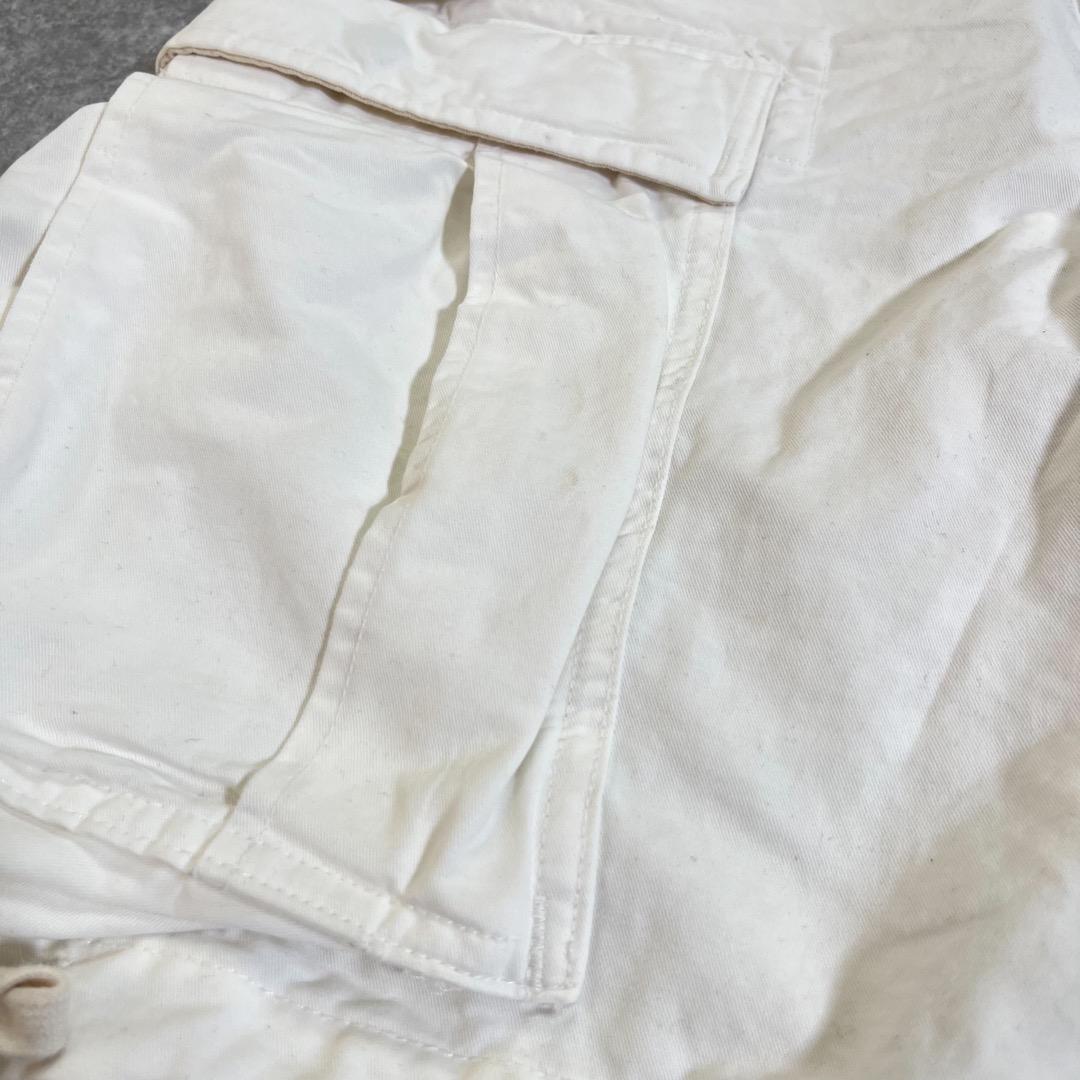 RRL カーゴショーツ　ハーフパンツ【W29】白　ヴィンテージモデル