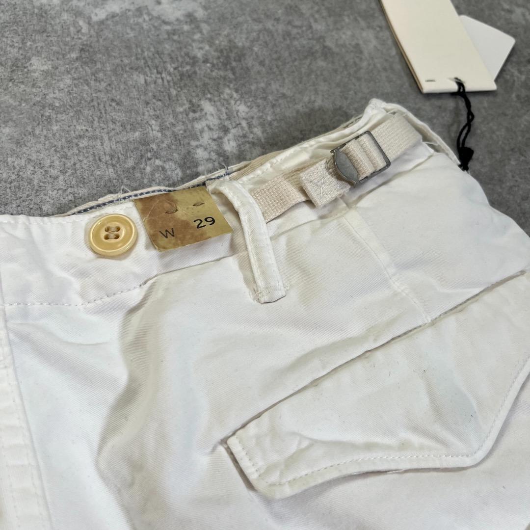 RRL カーゴショーツ　ハーフパンツ【W29】白　ヴィンテージモデル