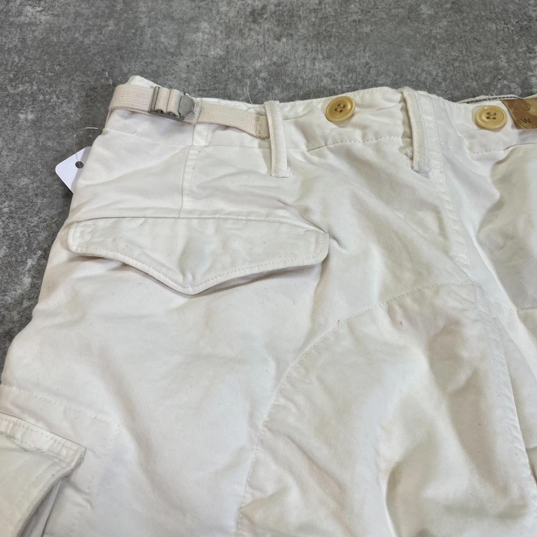 RRL カーゴショーツ　ハーフパンツ【W29】白　ヴィンテージモデル