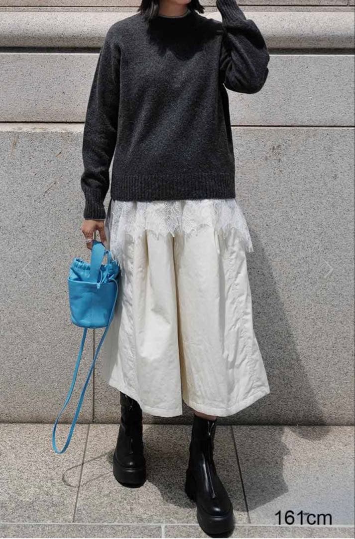 ⭐︎eky0602⭐︎MACHATT ヘムレースロンT グレー　マチャット