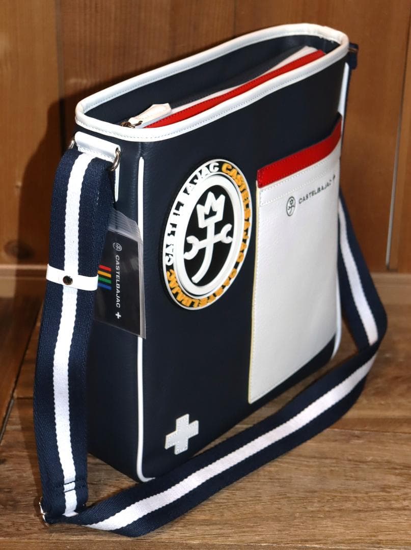 新品 CASTELBAJAC Mick レザー ショルダーバッグ Ⓗ