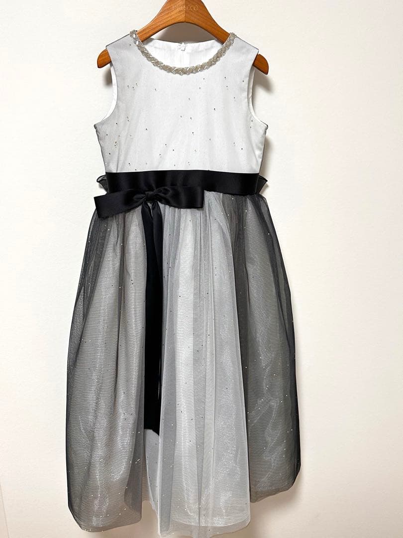 ドレスコ　グラデーショングレービジューストーンロングドレス 135(9号)