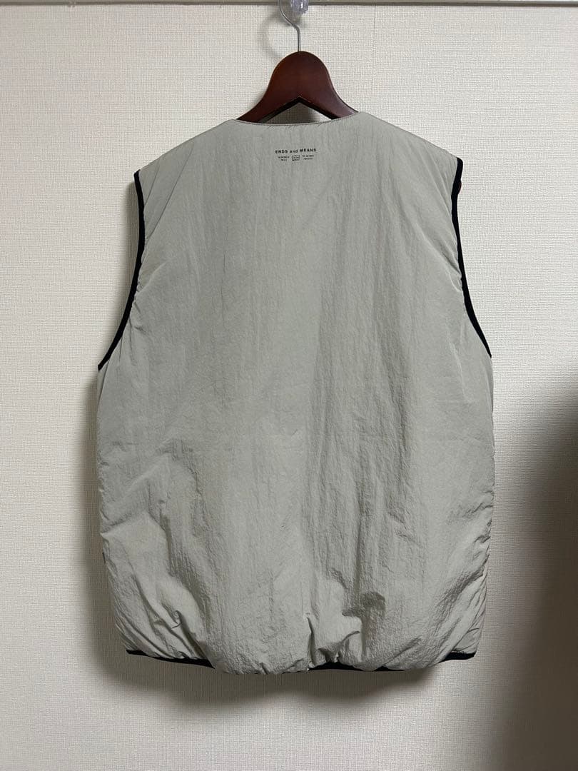 ENDS and MEANS XL ライトグレー ベスト