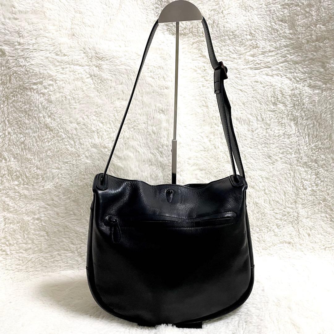 【未使用級✨】STYLE CRAFT ゴート ショルダーバッグ ブラック レザー