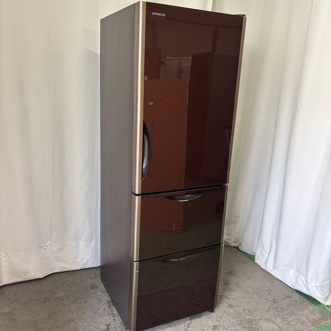 ★36　冷蔵庫　日立　大型　300-400ℓ　安い　綺麗　右開き　中古　設置無料