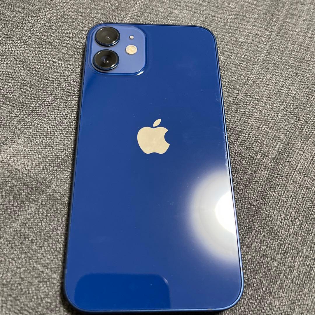 Apple iPhone 12mini バッテリー77% ブルー