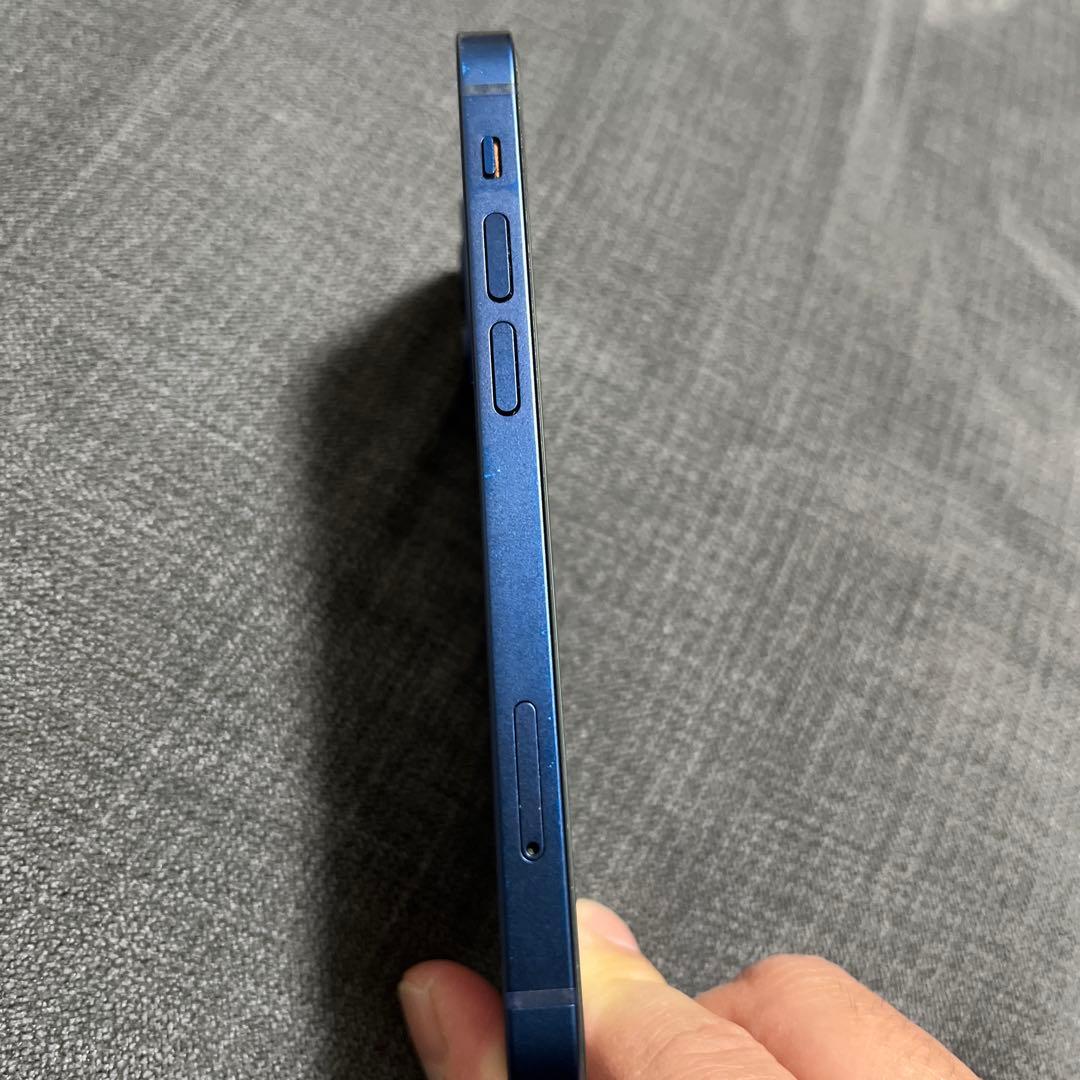 Apple iPhone 12mini バッテリー77% ブルー