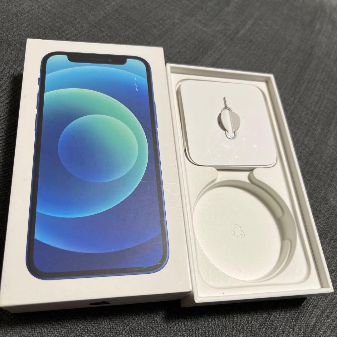 Apple iPhone 12mini バッテリー77% ブルー
