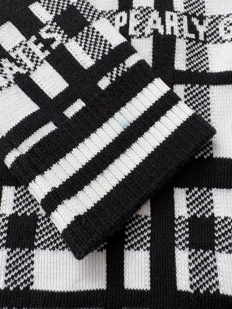 PEARLY GATES レディース　チェック柄セーター