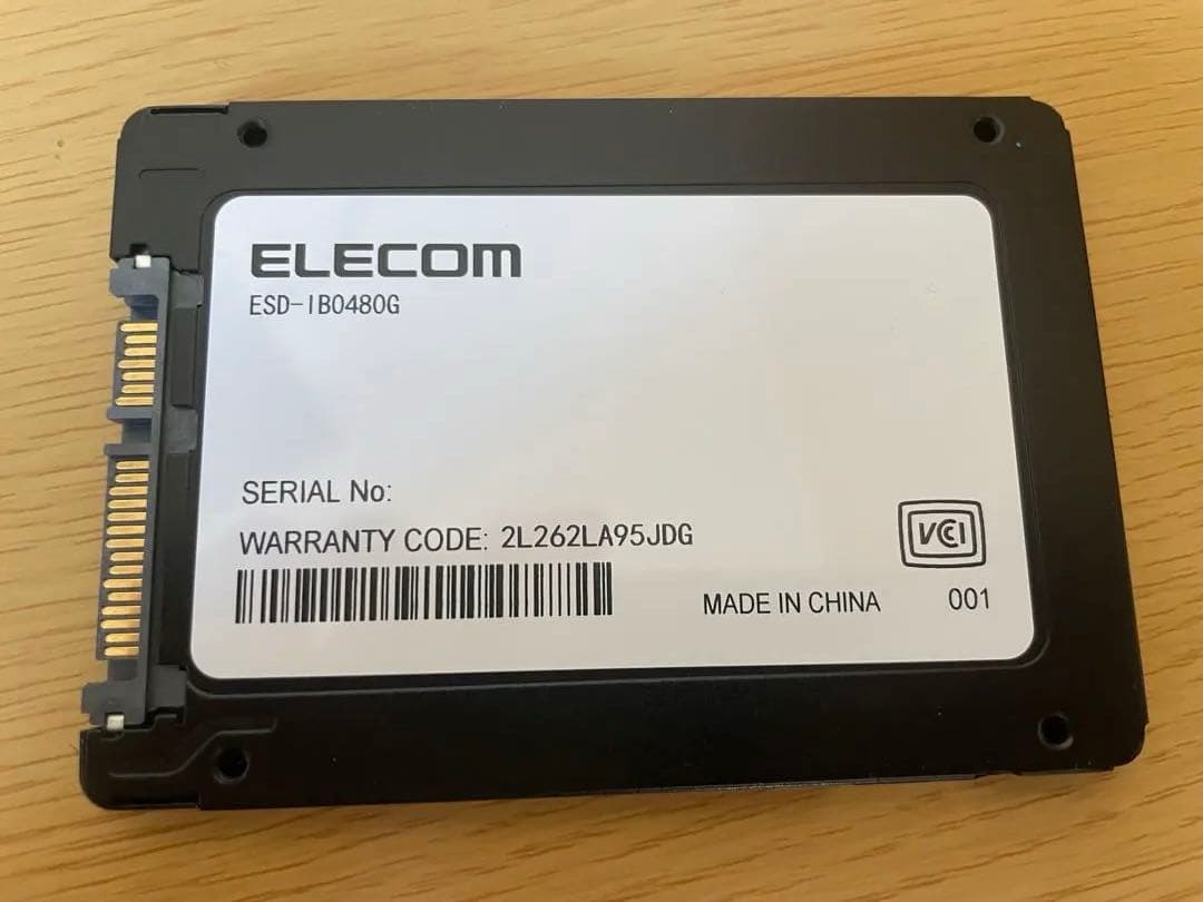 内蔵型SSD ELECOM ESD-IB480G 480GB SATA SSD