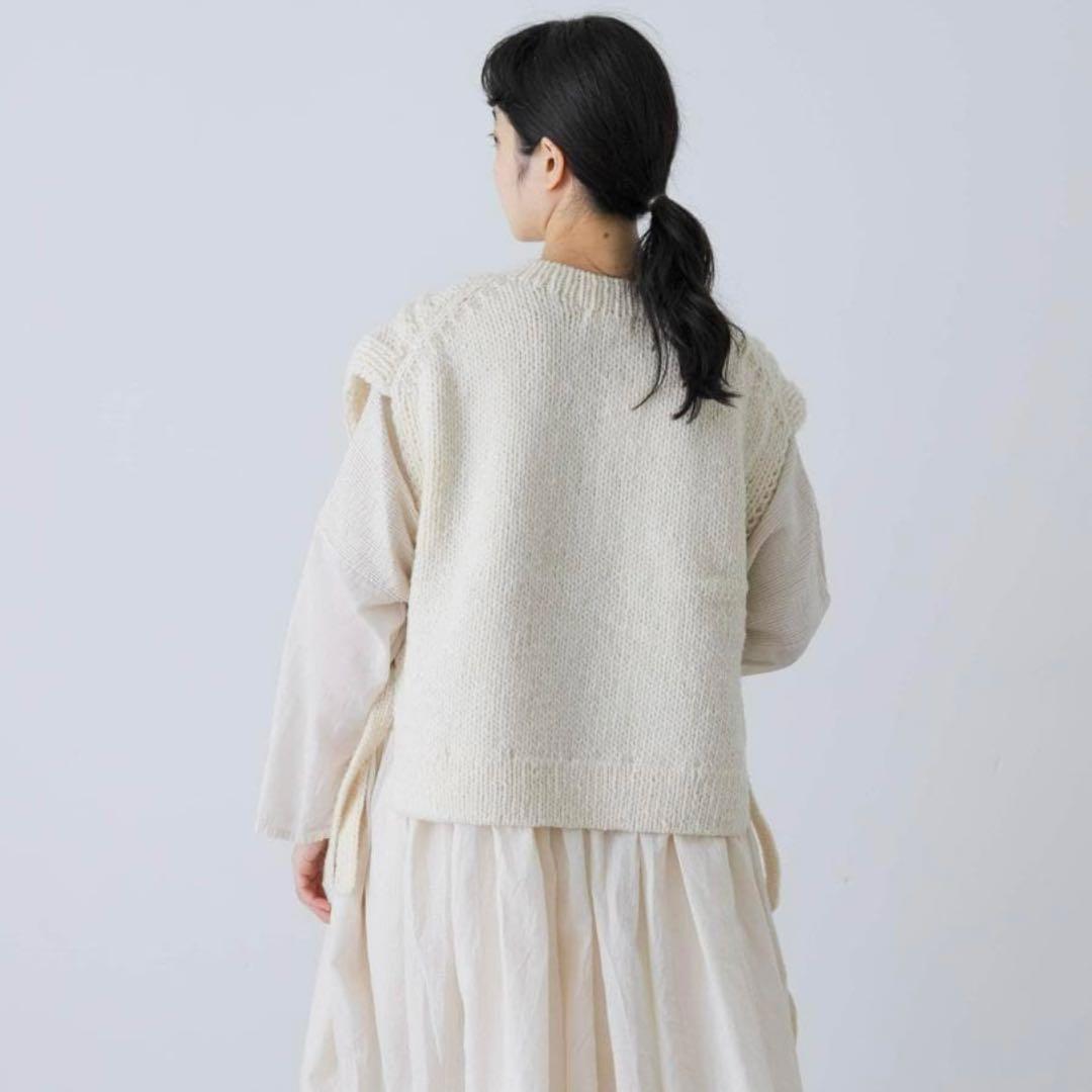 かぐれ　ペルーアランニットベスト　美品