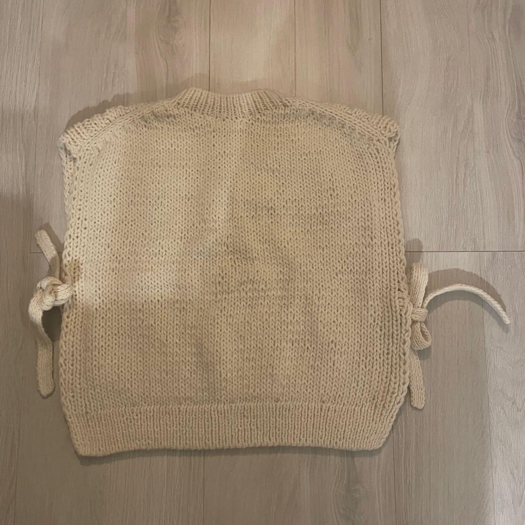 かぐれ　ペルーアランニットベスト　美品