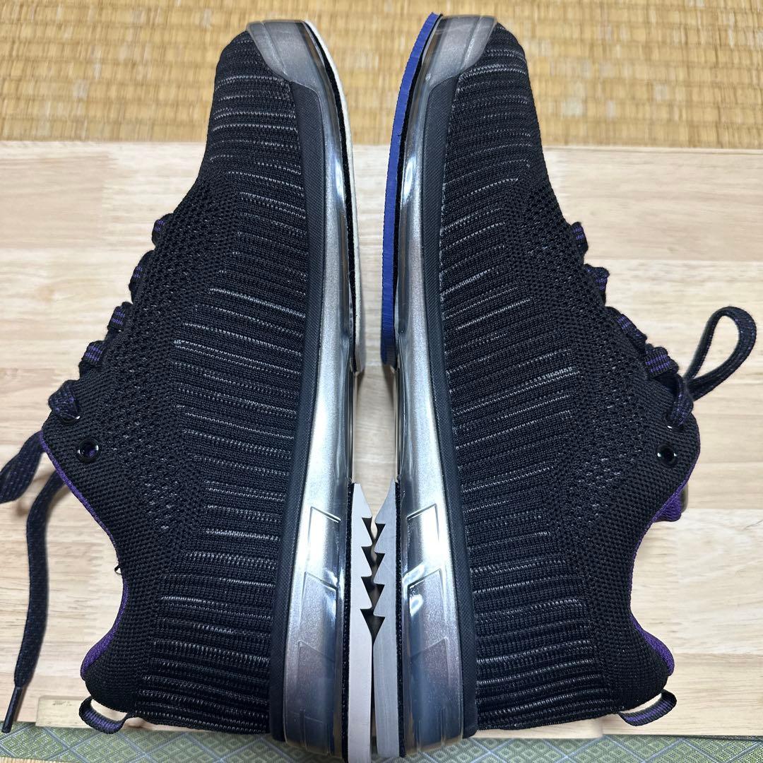 【右利き用】HI-SP ボウリングシューズ ブラック/パープル 27.5cm